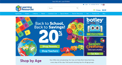 Desktop Screenshot of learningresources.com